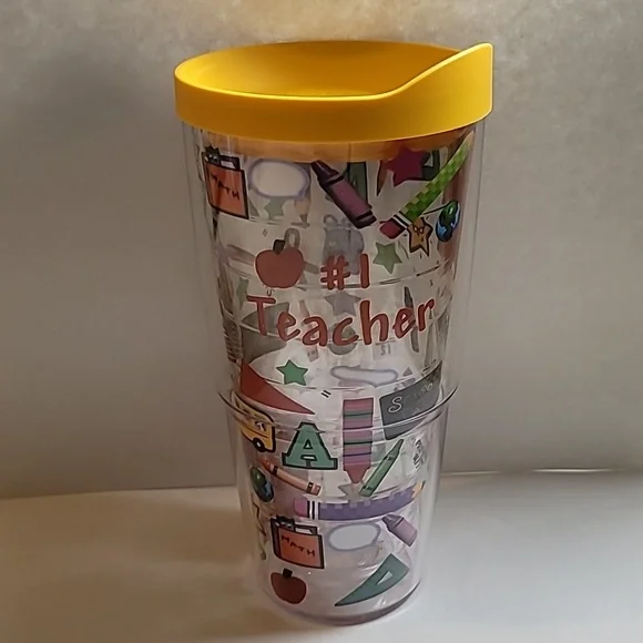 Tervis #1 Teacher Tumbler 24 oz - Picture 1 of 9